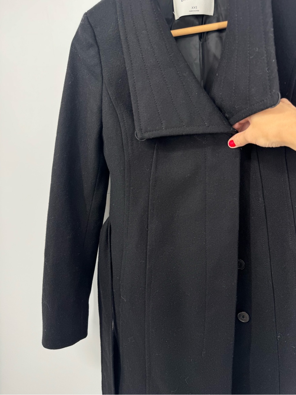 Babaton Aritzia Wool & Cashmere Blend Trench Coat Size XXS - Picture 8 of 13